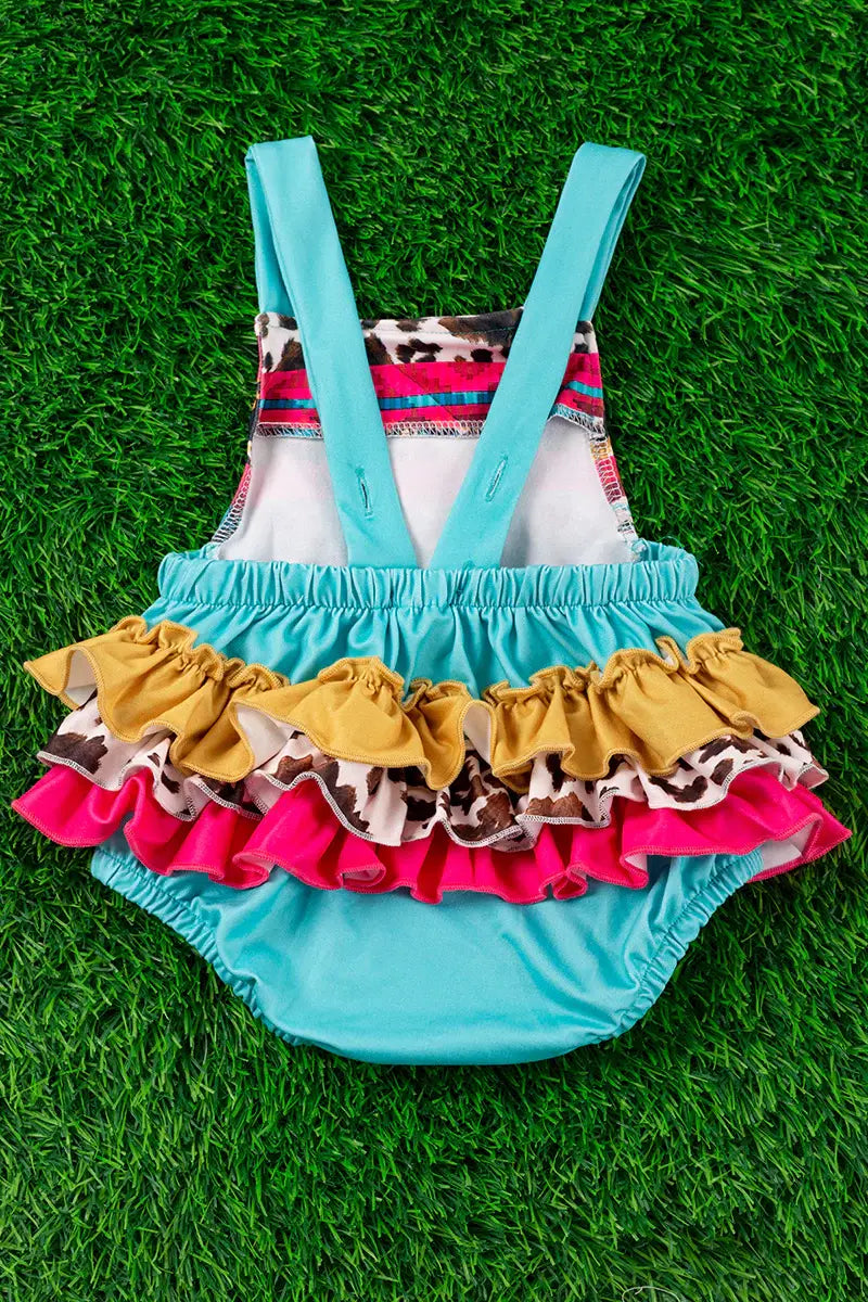 PELELE BURBUJAS VOLANTES ESTAMPADO ANIMAL SERAPE