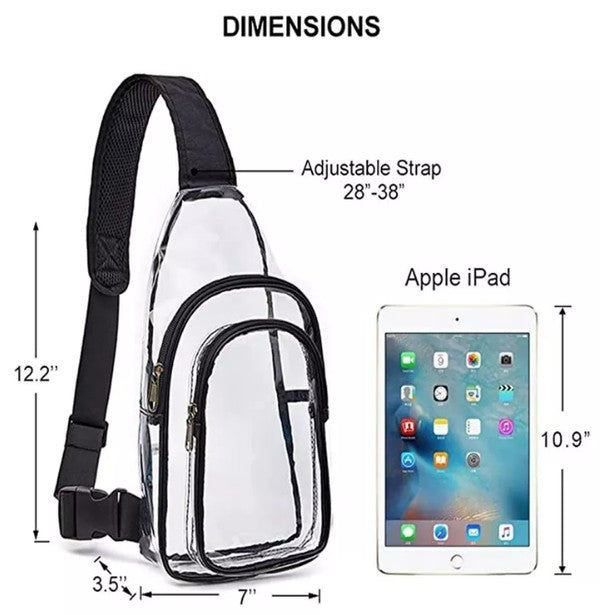 Bolsa tipo bandolera para estadio