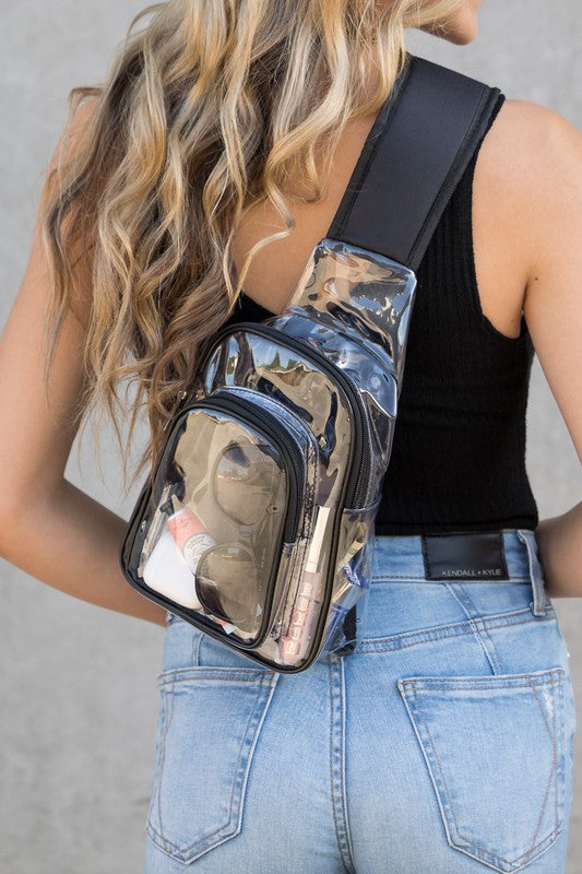 Bolsa tipo bandolera para estadio