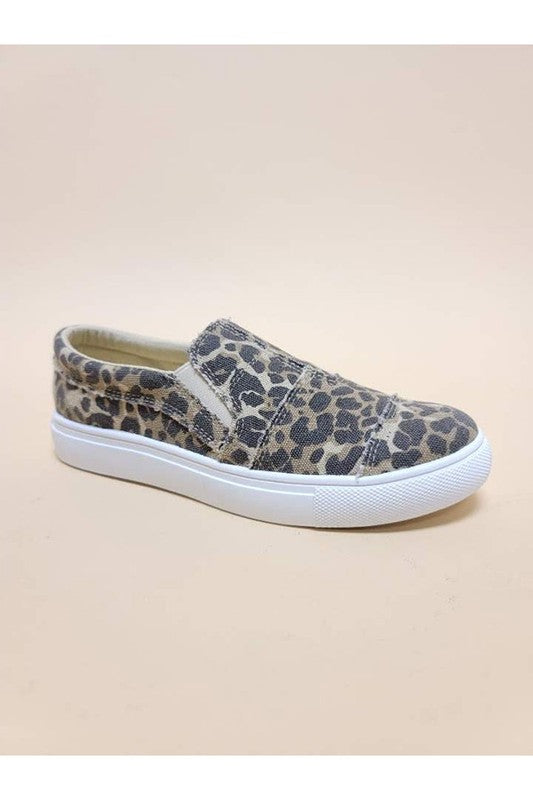 SNEAKERS SLIP ON LEOPARDO