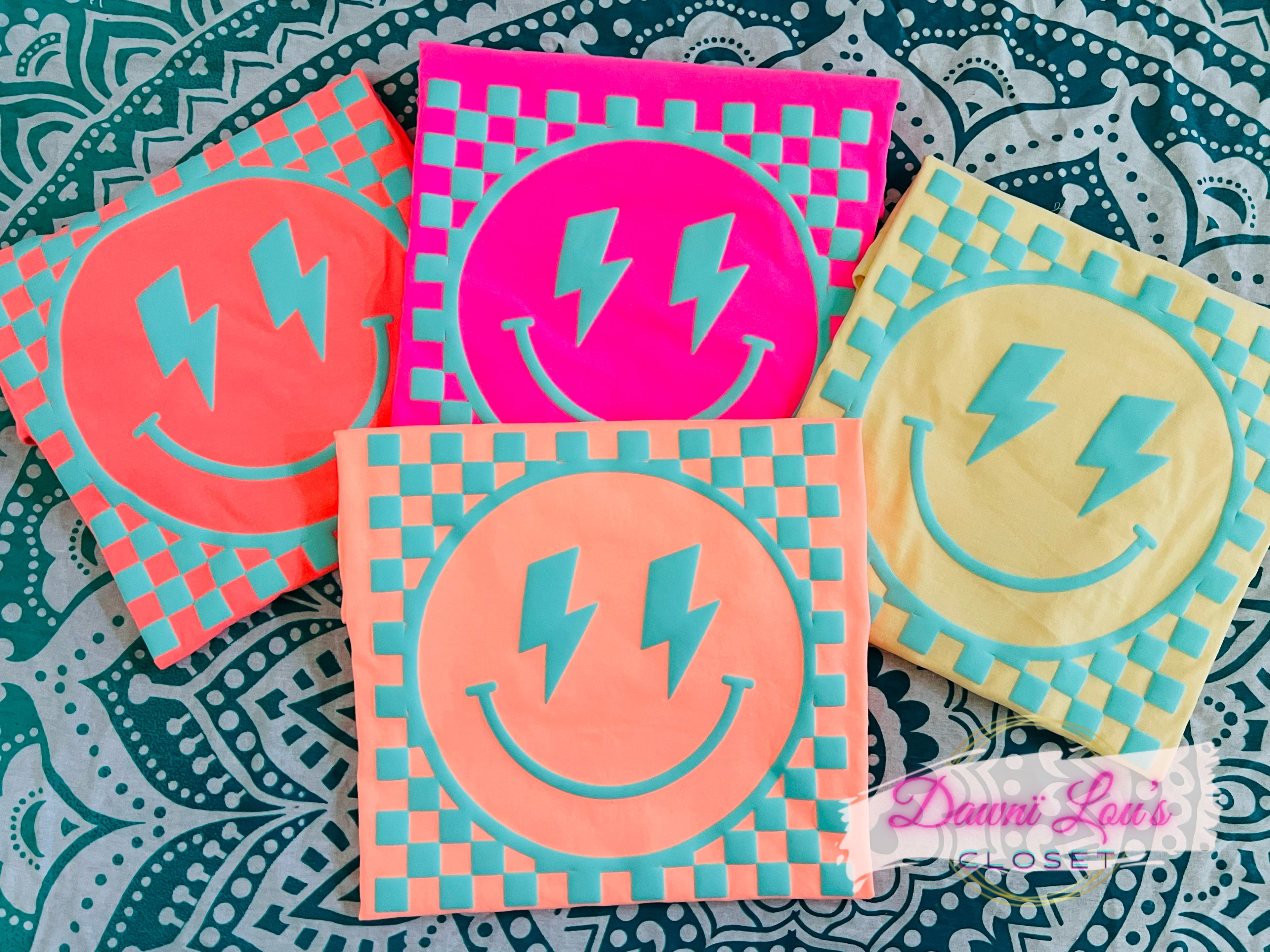PUFF CHECKERED SMILEY CC