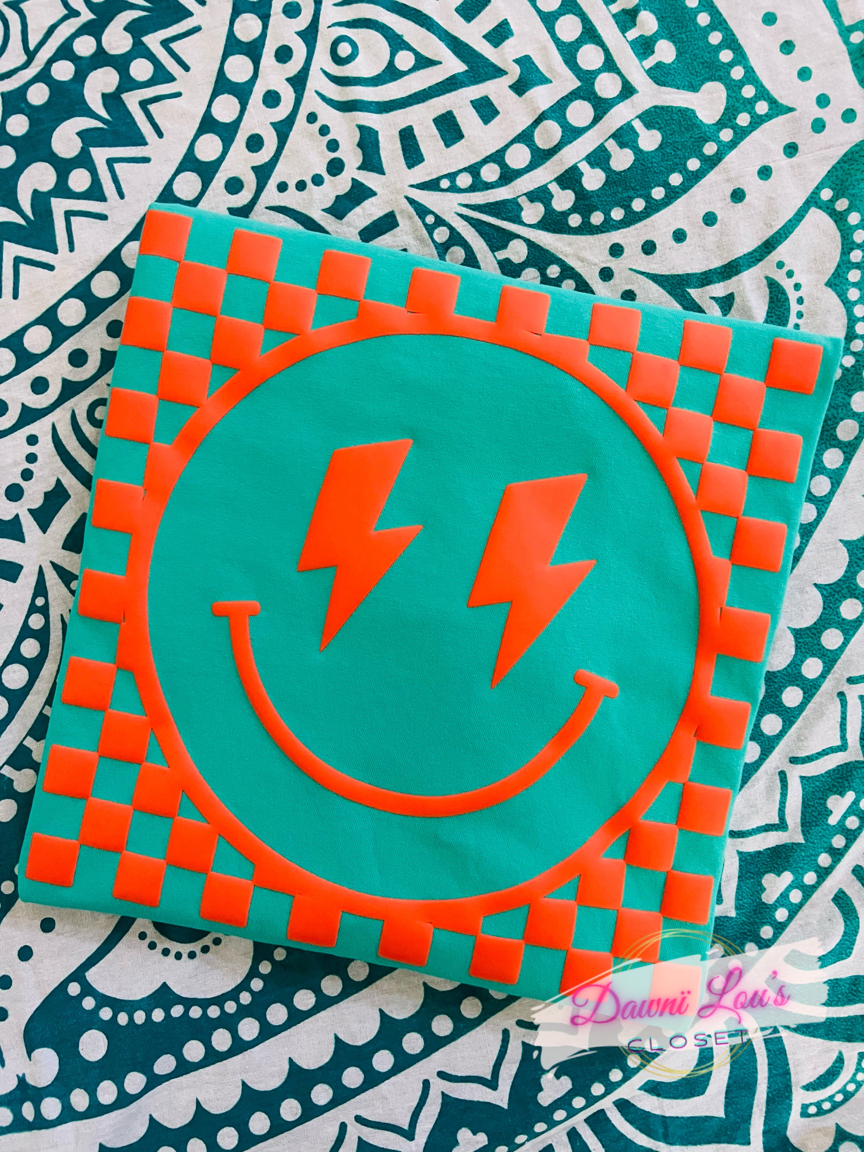 PUFF CHECKERED SMILEY CC