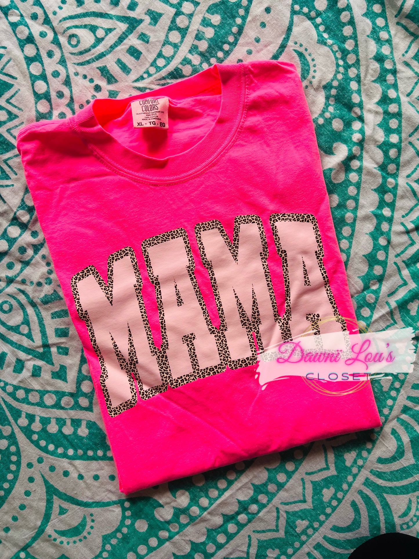 CAMISETA MAMA LEOPARDO