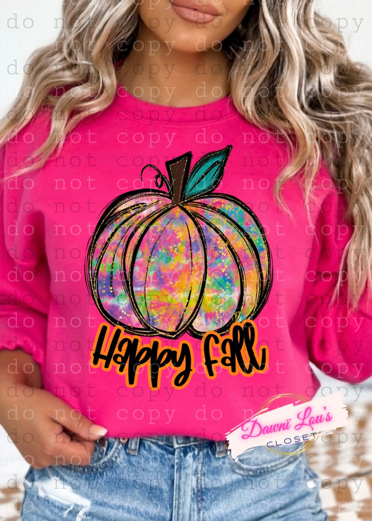 Happy Fall Faux Glitter