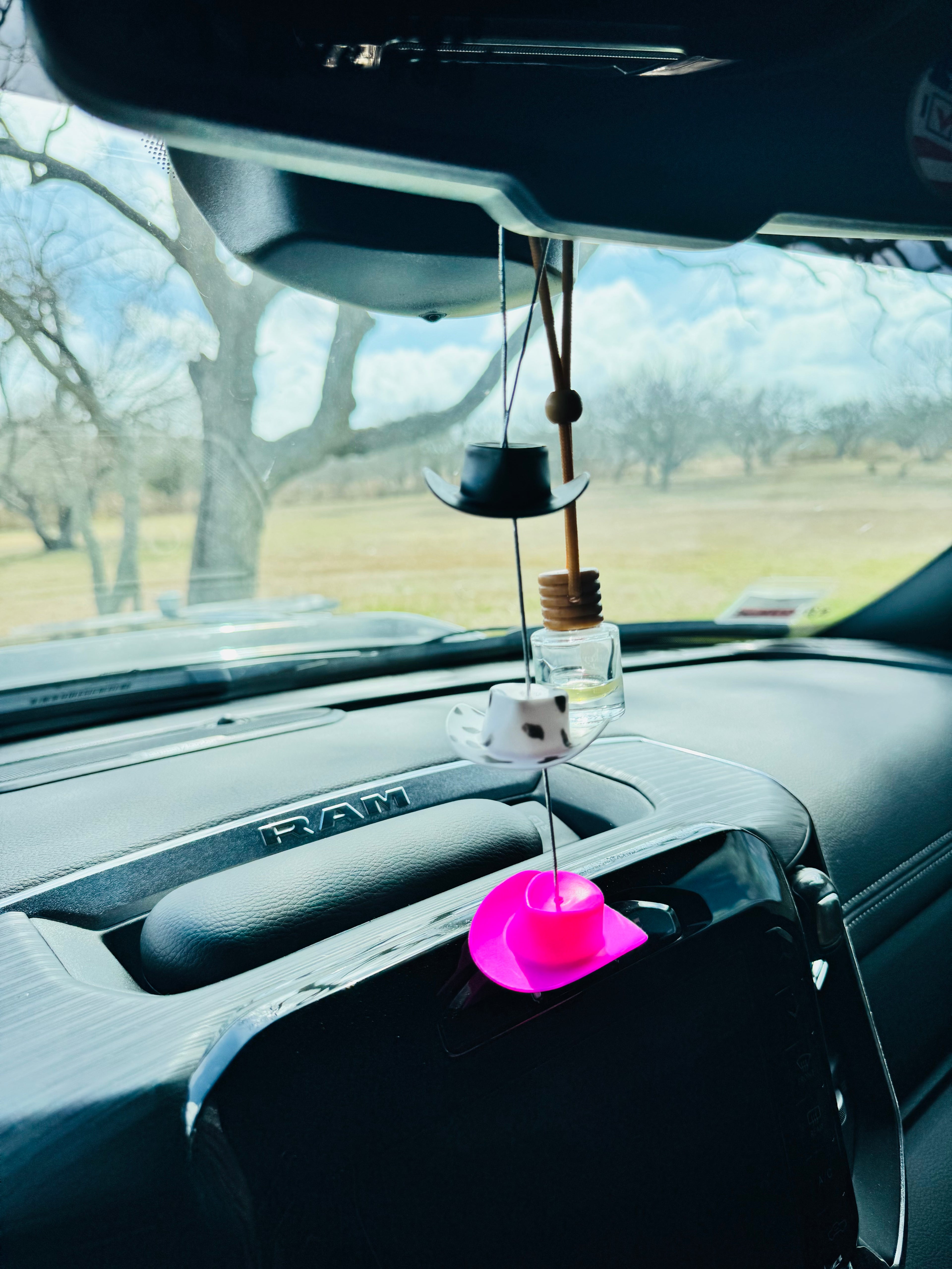 Cowboy Hat Car Charms