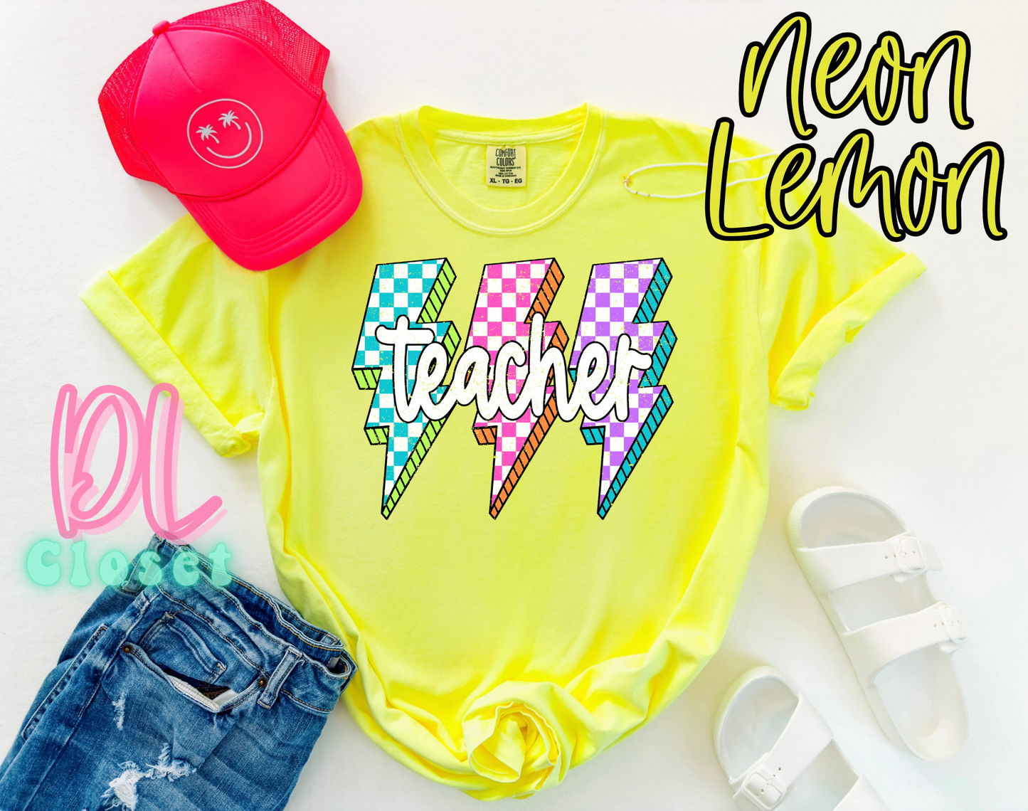 Neon Rainbow TEACHER