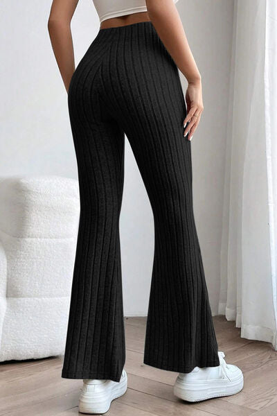 Pantalones acampanados de cintura alta