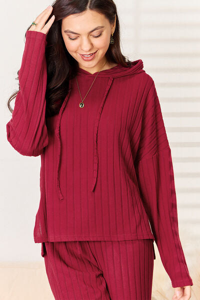 Drawstring Hoodie Set