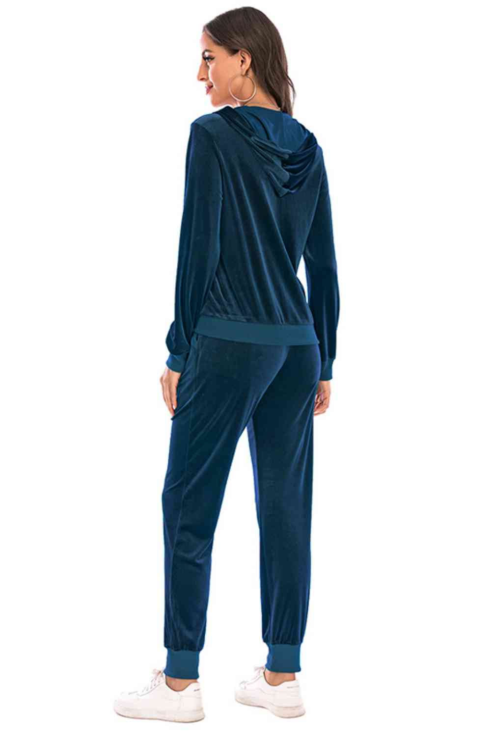 Cozy Velvet Jacket and Pants Set