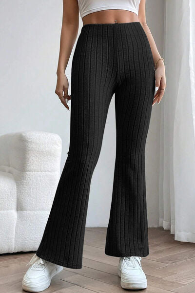 Pantalones acampanados de cintura alta