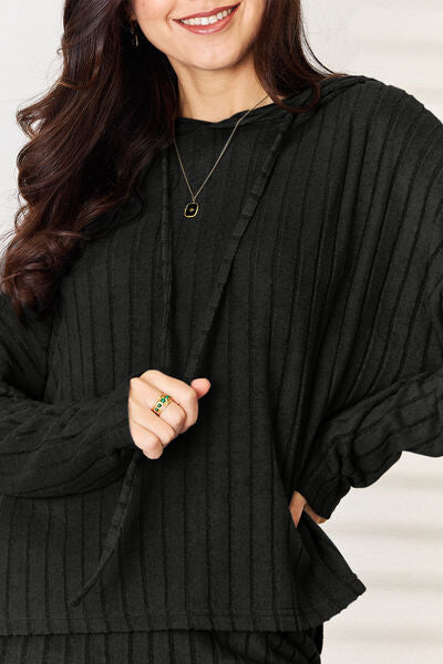 Drawstring Hoodie Set