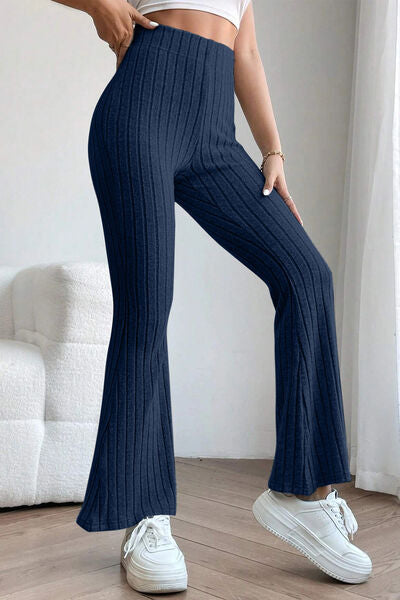 Pantalones acampanados de cintura alta
