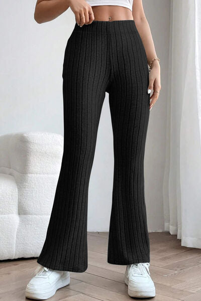 Pantalones acampanados de cintura alta