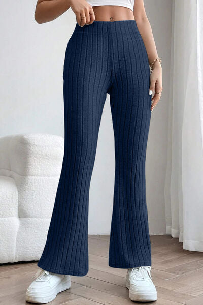 Pantalones acampanados de cintura alta
