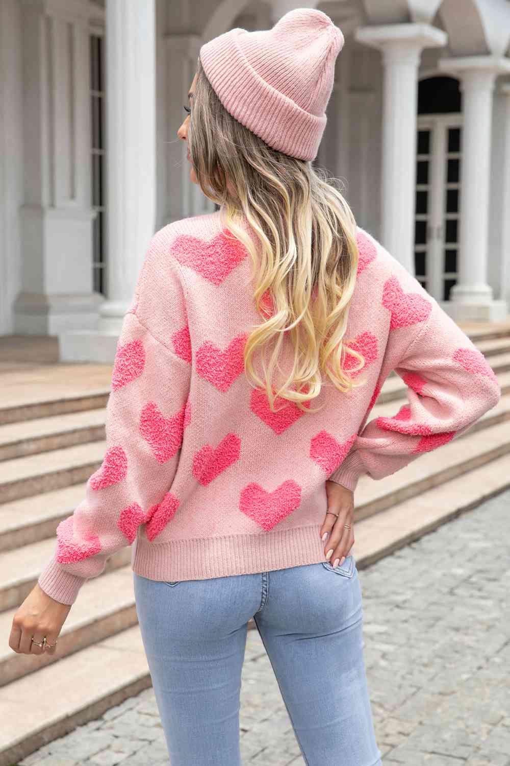 Covered in Hearts Sweater