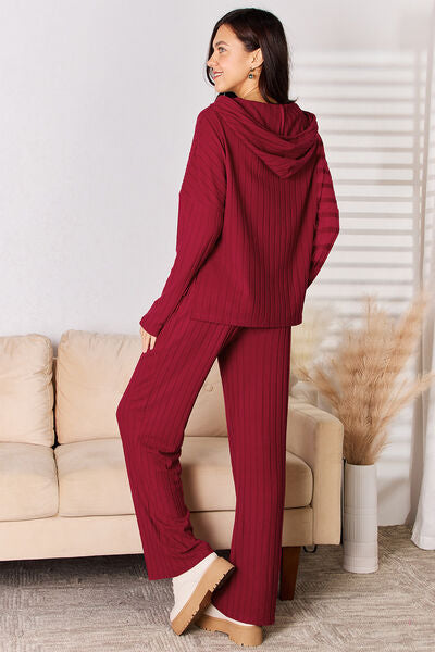 Drawstring Hoodie Set
