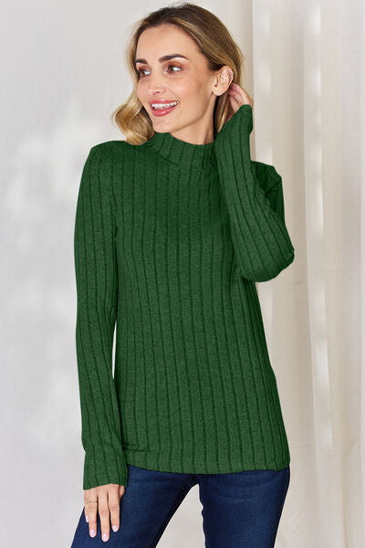 Mock Neck Long Sleeve Top