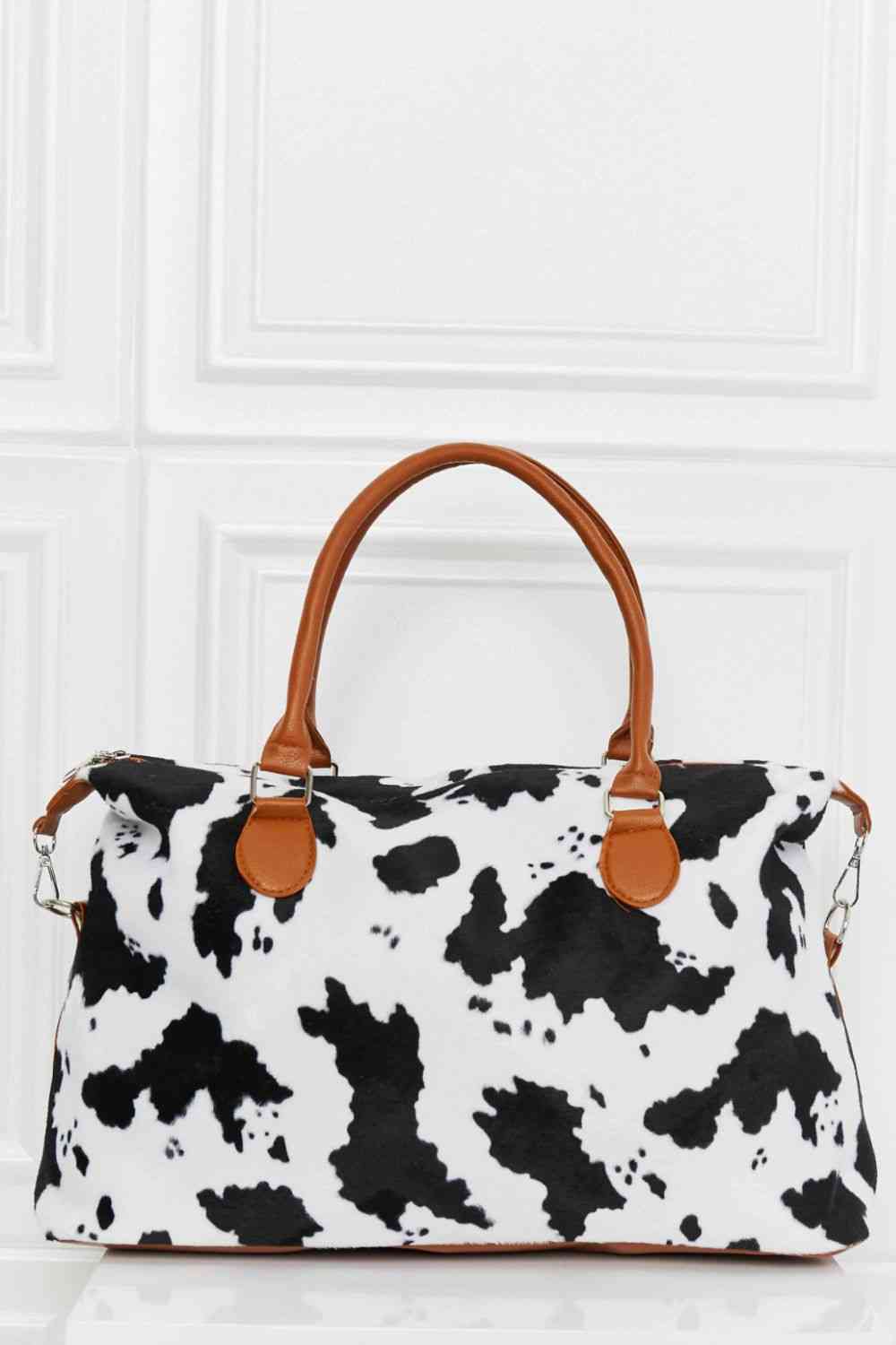 Animal Print Brushed Weekend Bag