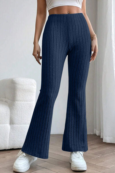 Pantalones acampanados de cintura alta