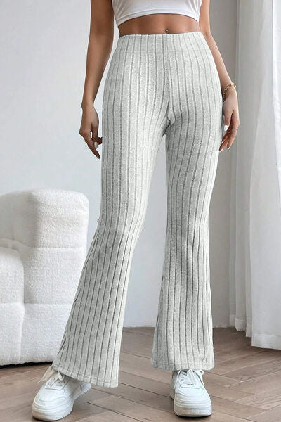 Pantalones acampanados de cintura alta