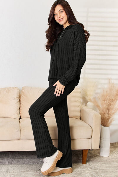 Drawstring Hoodie Set