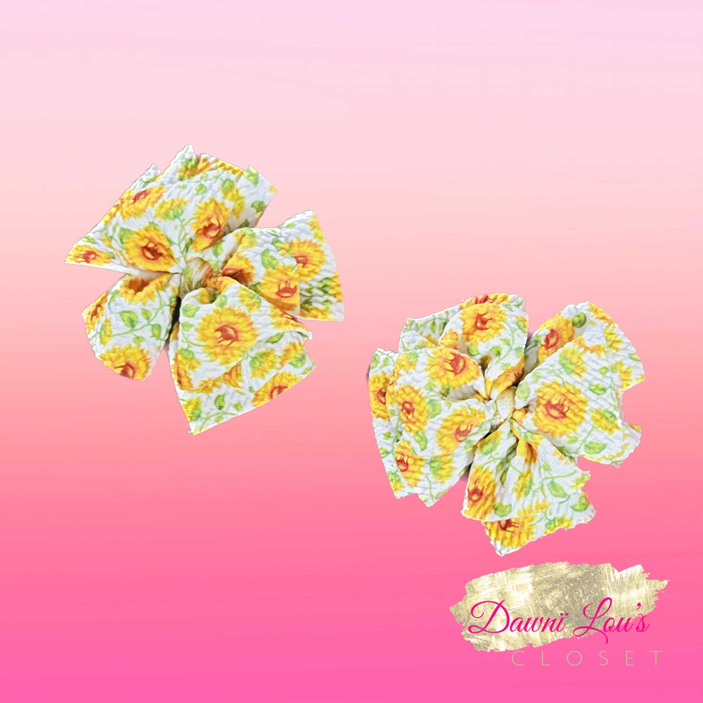 Sunflower Bows