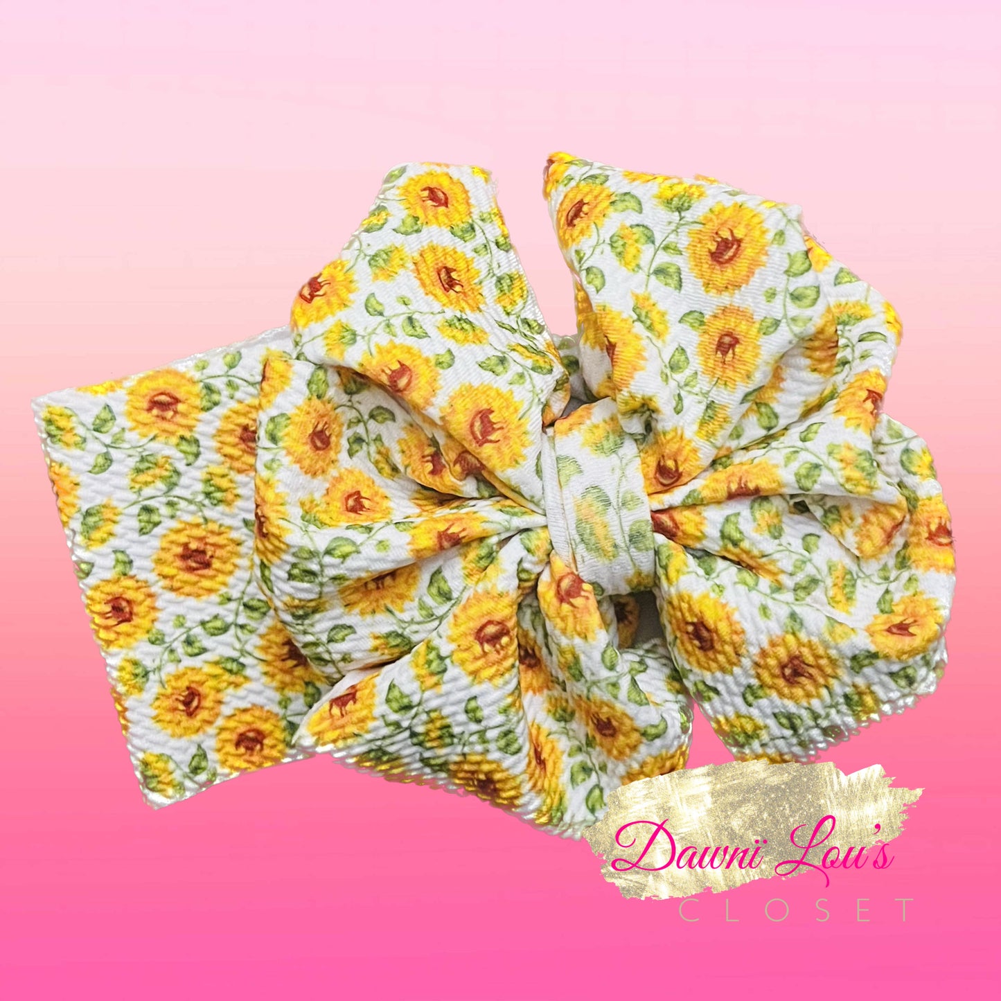 Sunflower Bows