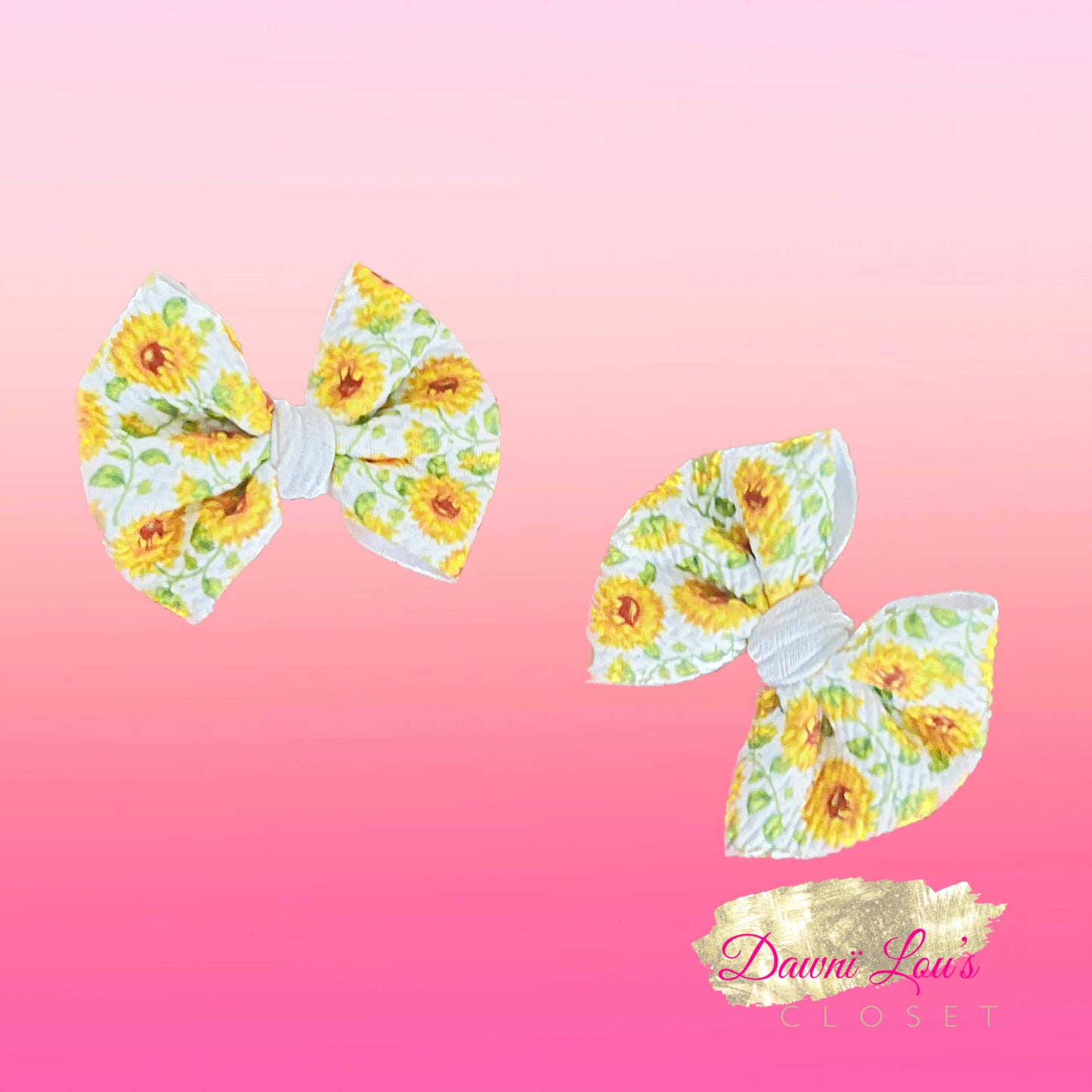 Sunflower Bows