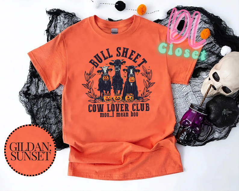 Bull Sheet Halloween Tees