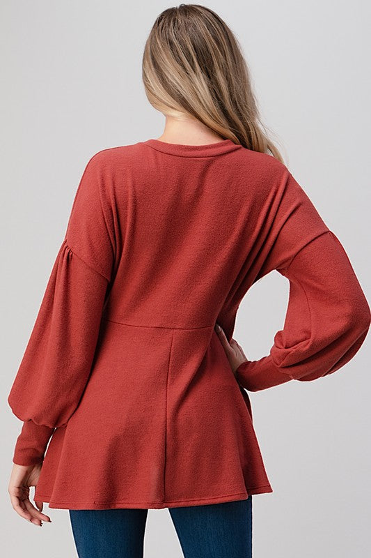 Babydoll de punto suave