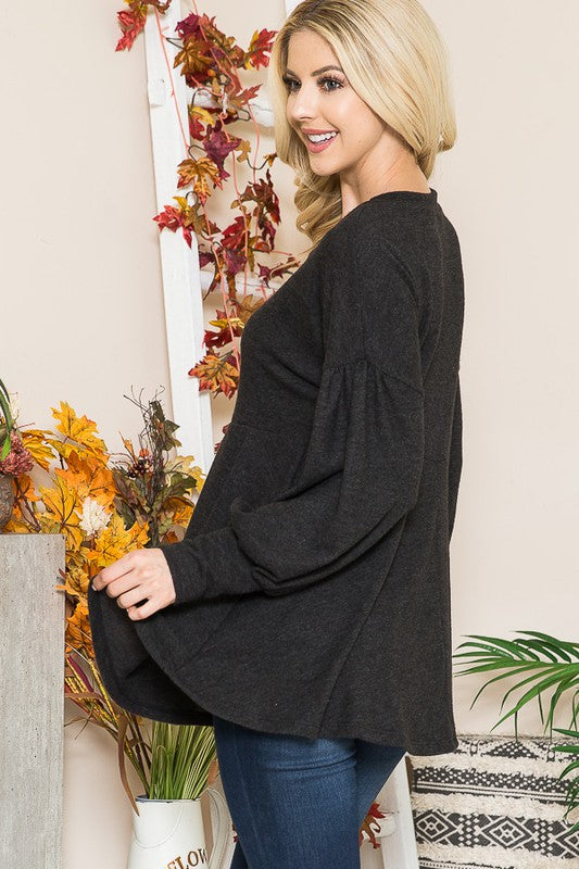 Babydoll de punto suave