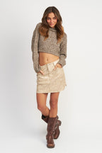 Short Hem Skirt