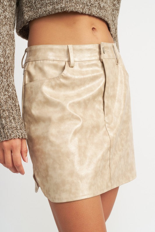 Short Hem Skirt
