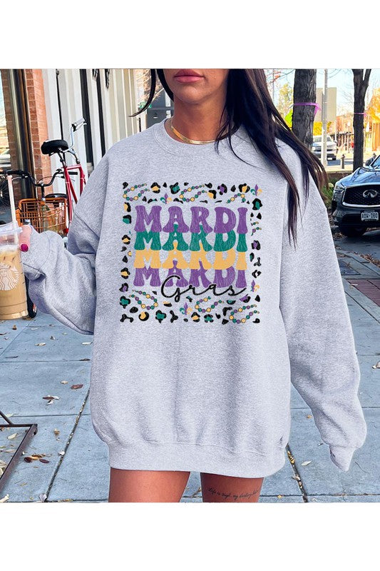 Mardi Gras Crewneck