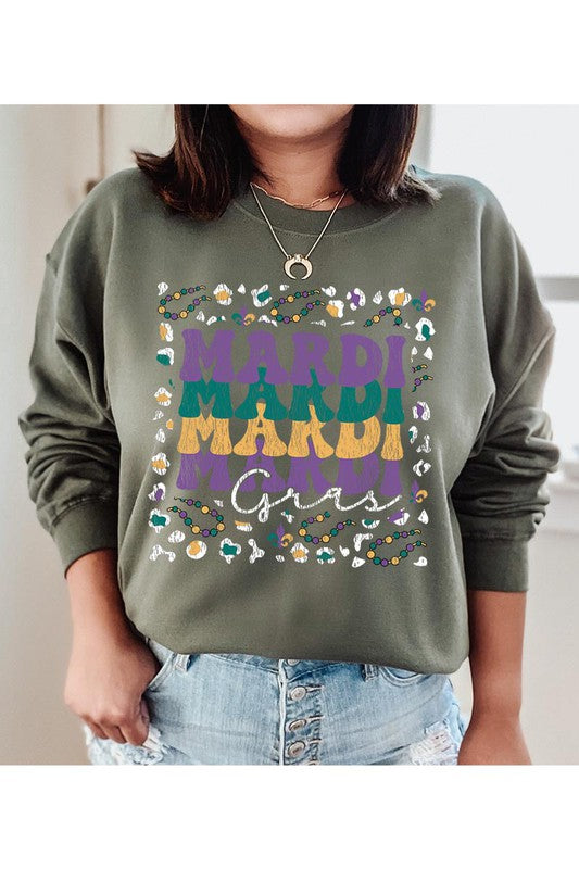 Mardi Gras Crewneck