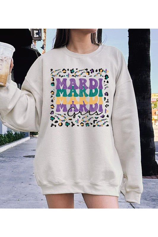 Mardi Gras Crewneck