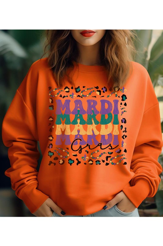 Mardi Gras Crewneck