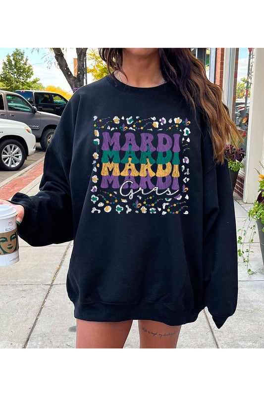 Mardi Gras Crewneck