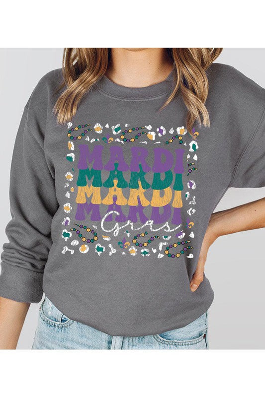 Mardi Gras Crewneck