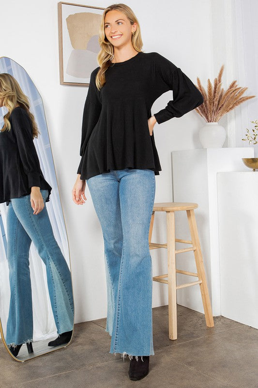 Babydoll de punto suave