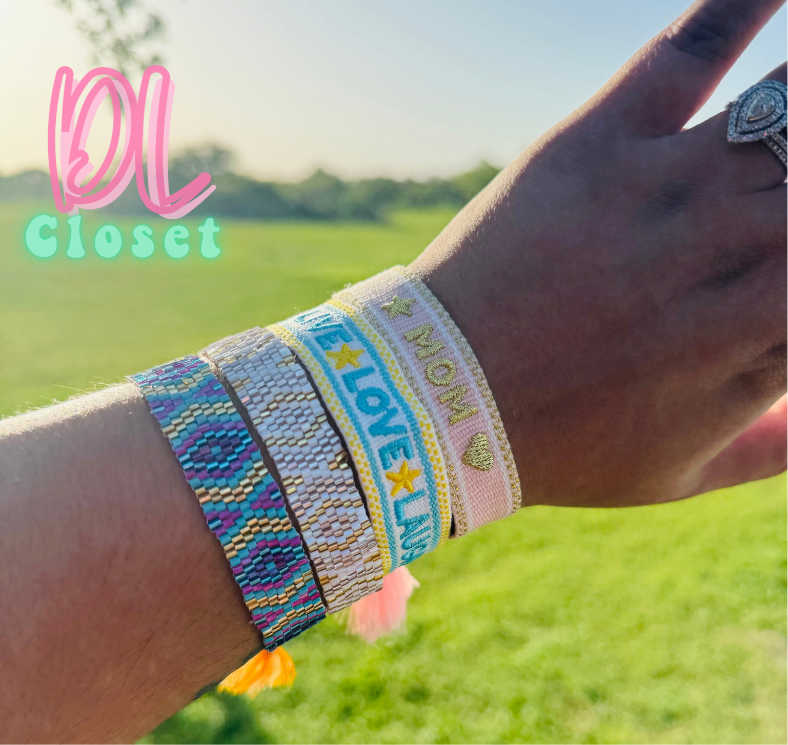 Embroidery/Beaded Bracelets