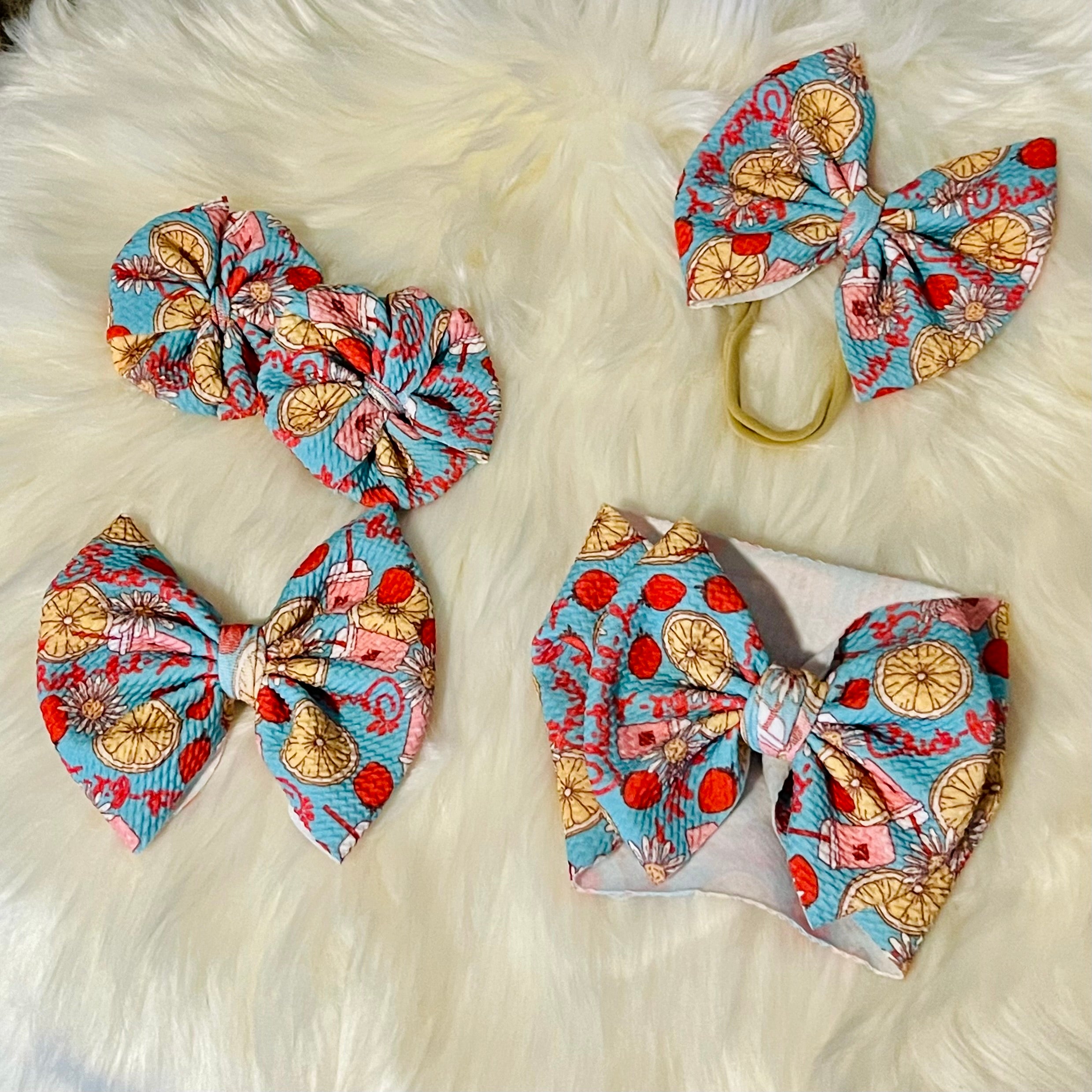 Chick-Filled-A Strawberry Lemonade Bows