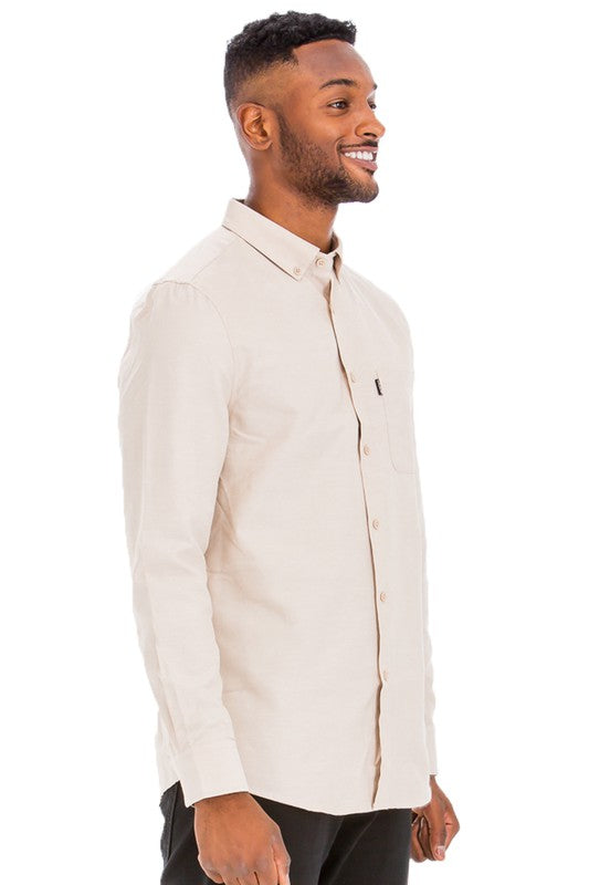 Weiv Men's Casual Button Down