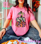 Funky Stacked Pumpkins Tees