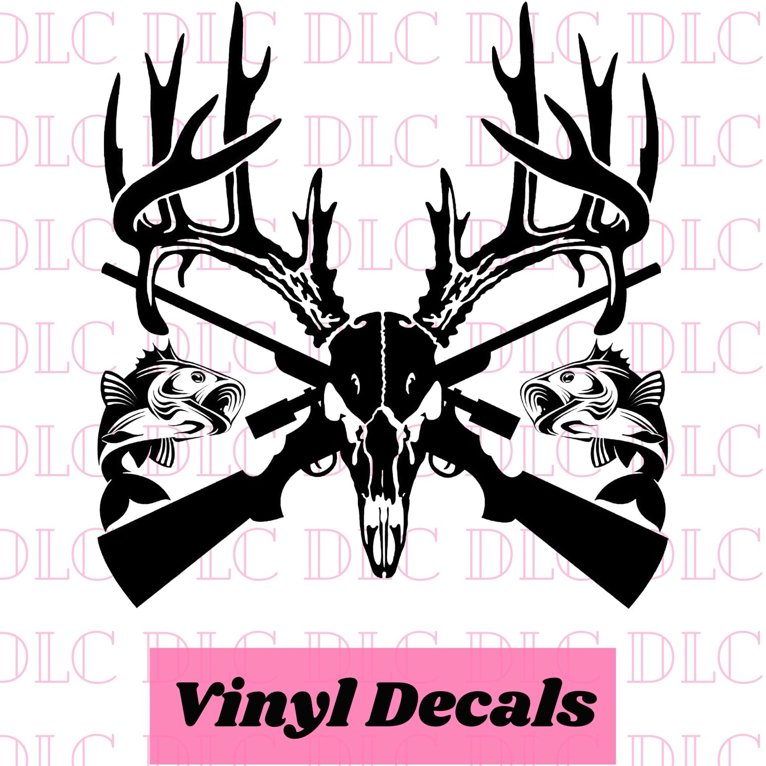 Hunting and Fishing Decal