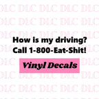 How’s My Driving Decal
