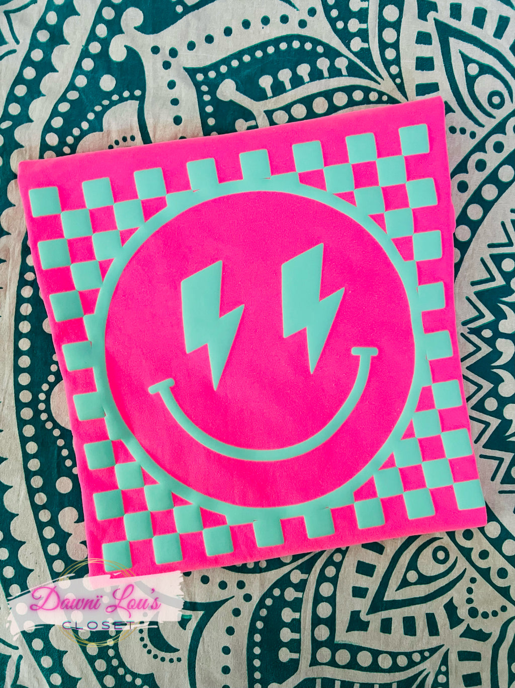 PUFF CHECKERED SMILEY CC