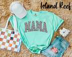 Checkered Mama – Comfort Color Tees