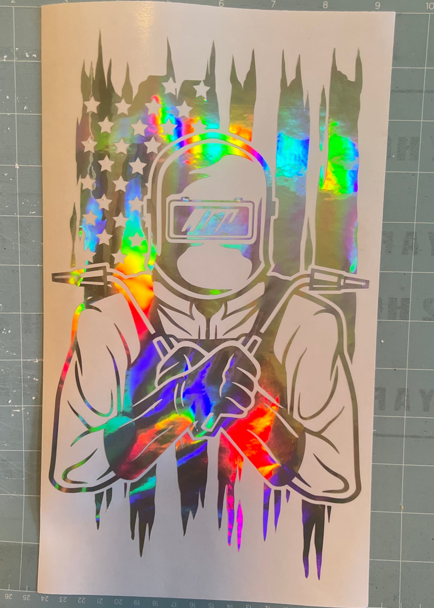 USA Welder Decal