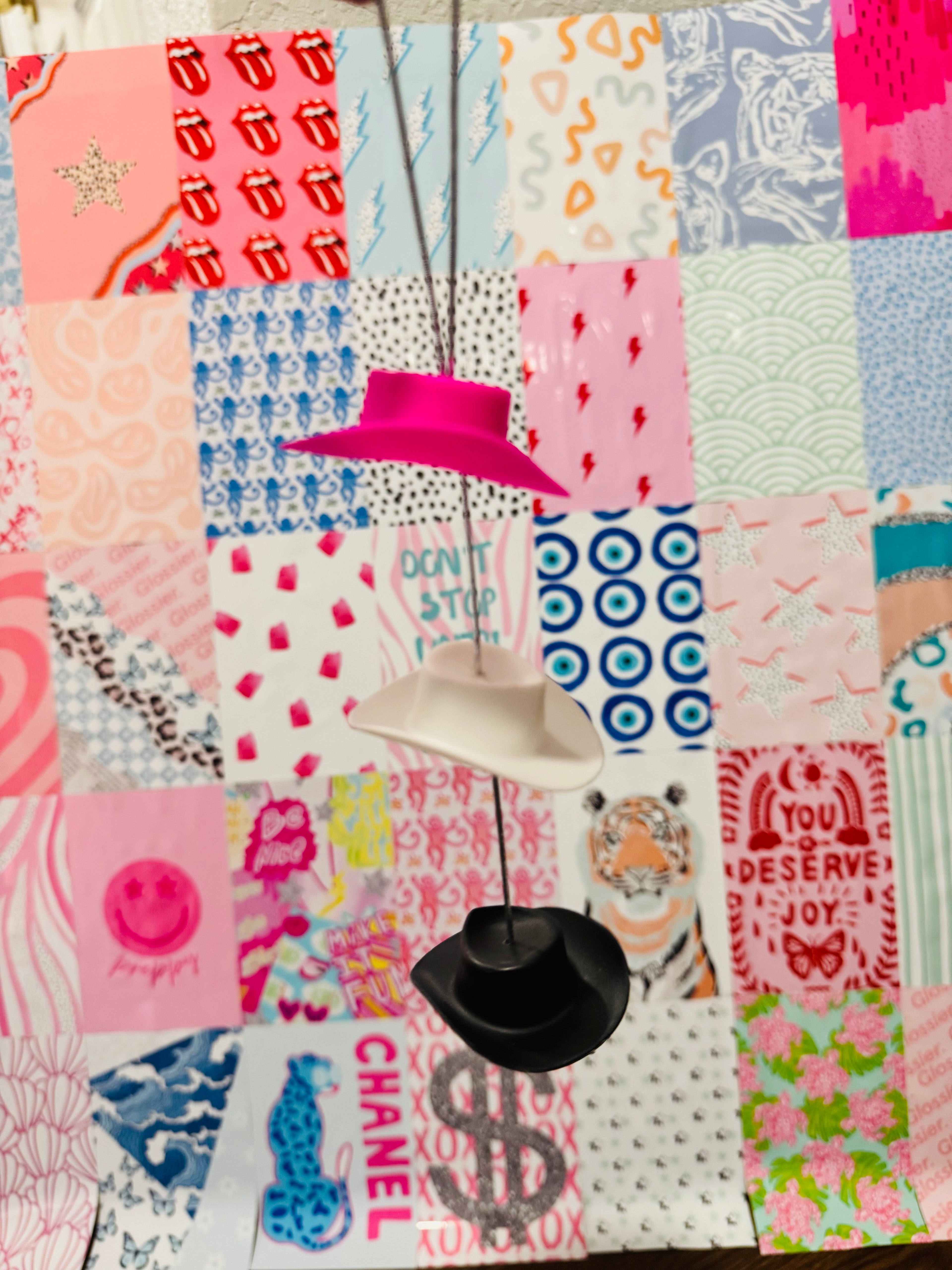 Cowboy Hat Car Charms